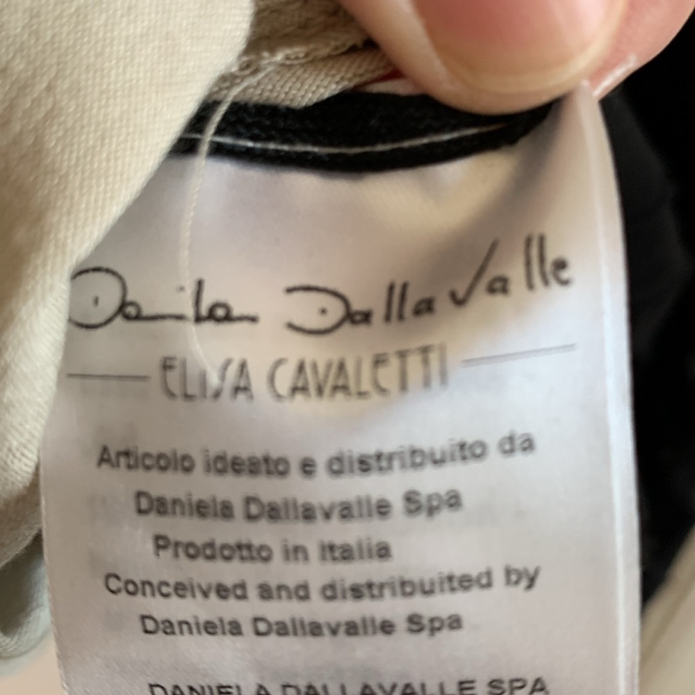 NWOT Derby Dress Elisa Cavaletti Black sleeveless Eyelet Dress Sz 10 - Picture 13 of 14